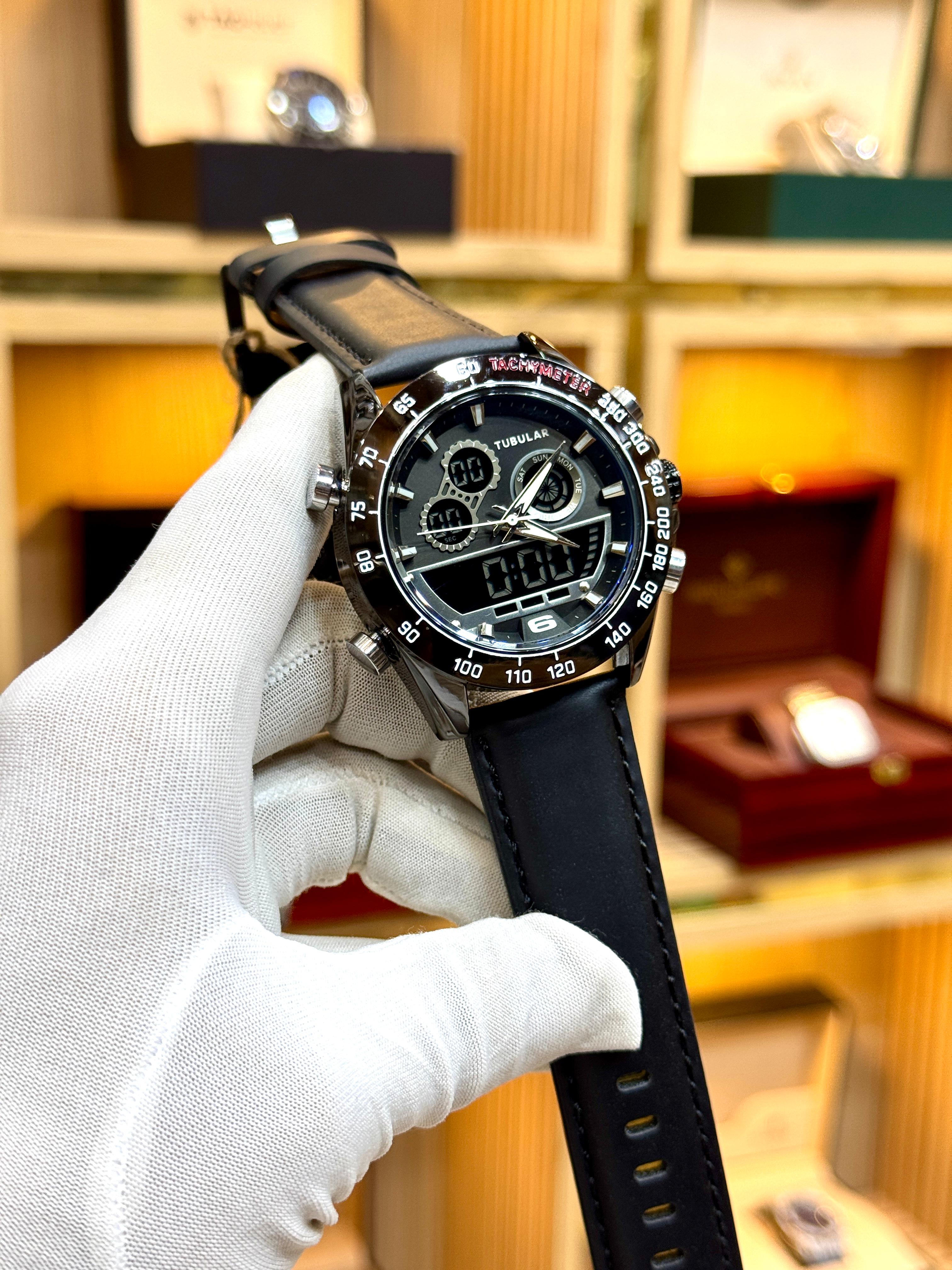 Tubular watch for men