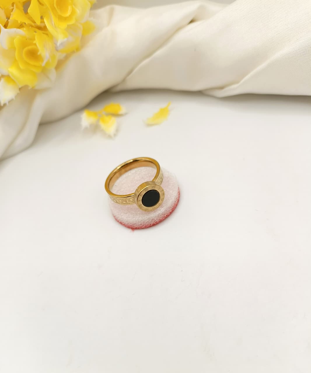 Fancy High Quality Stainless Steel ROMAN NUMERAL Printed Ring