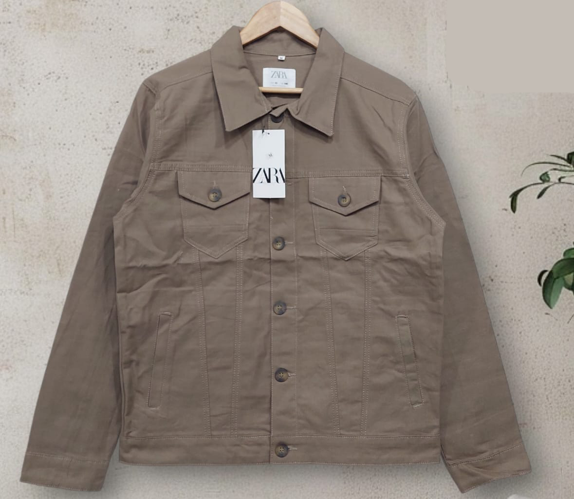 Gents Cotton denim jacket Full stretchable