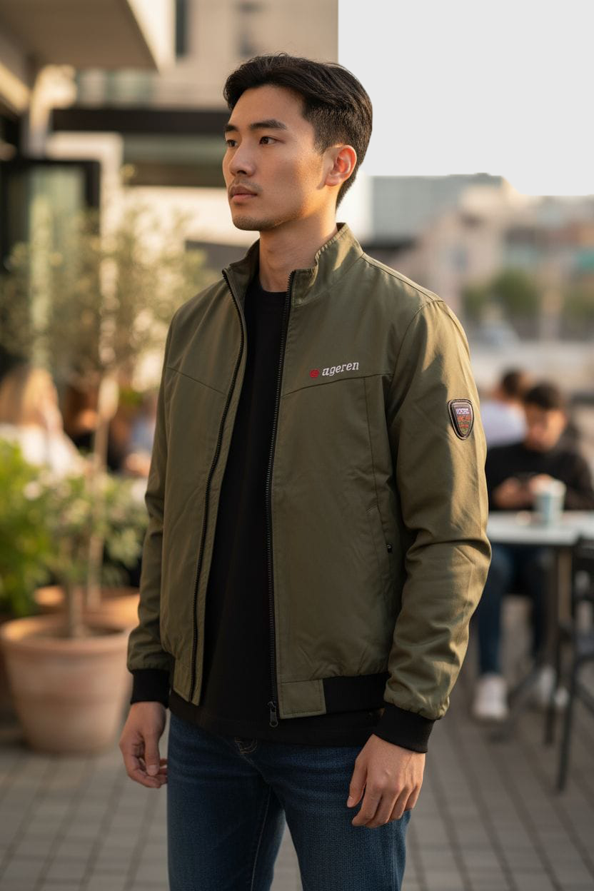 Winter jacket  Sweat Leather