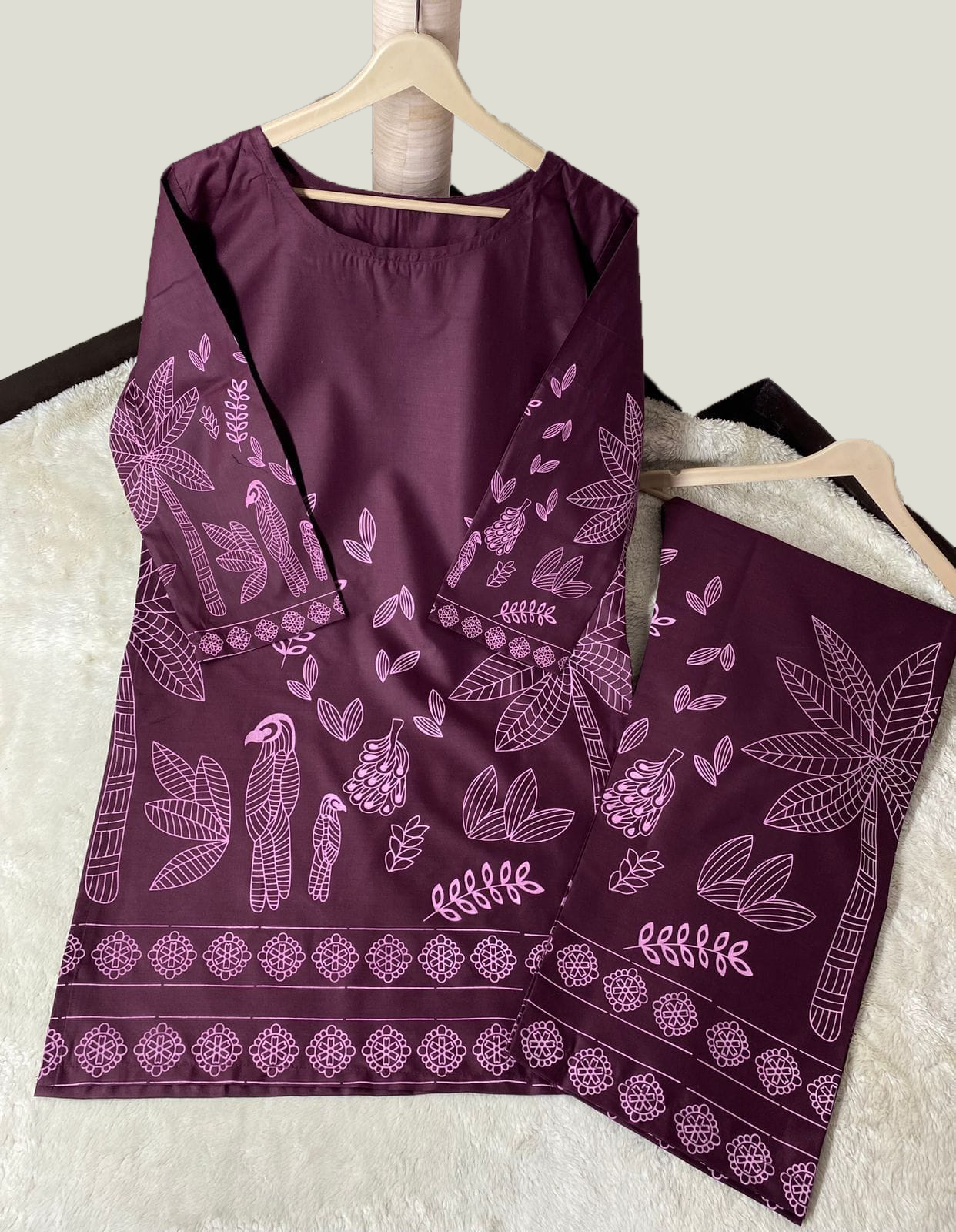 Cotton 2pc block print