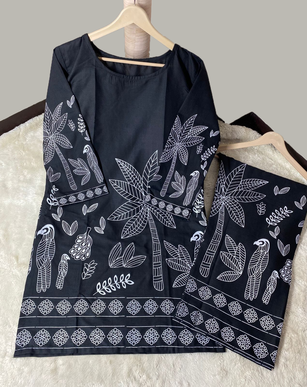 Cotton 2pc block print