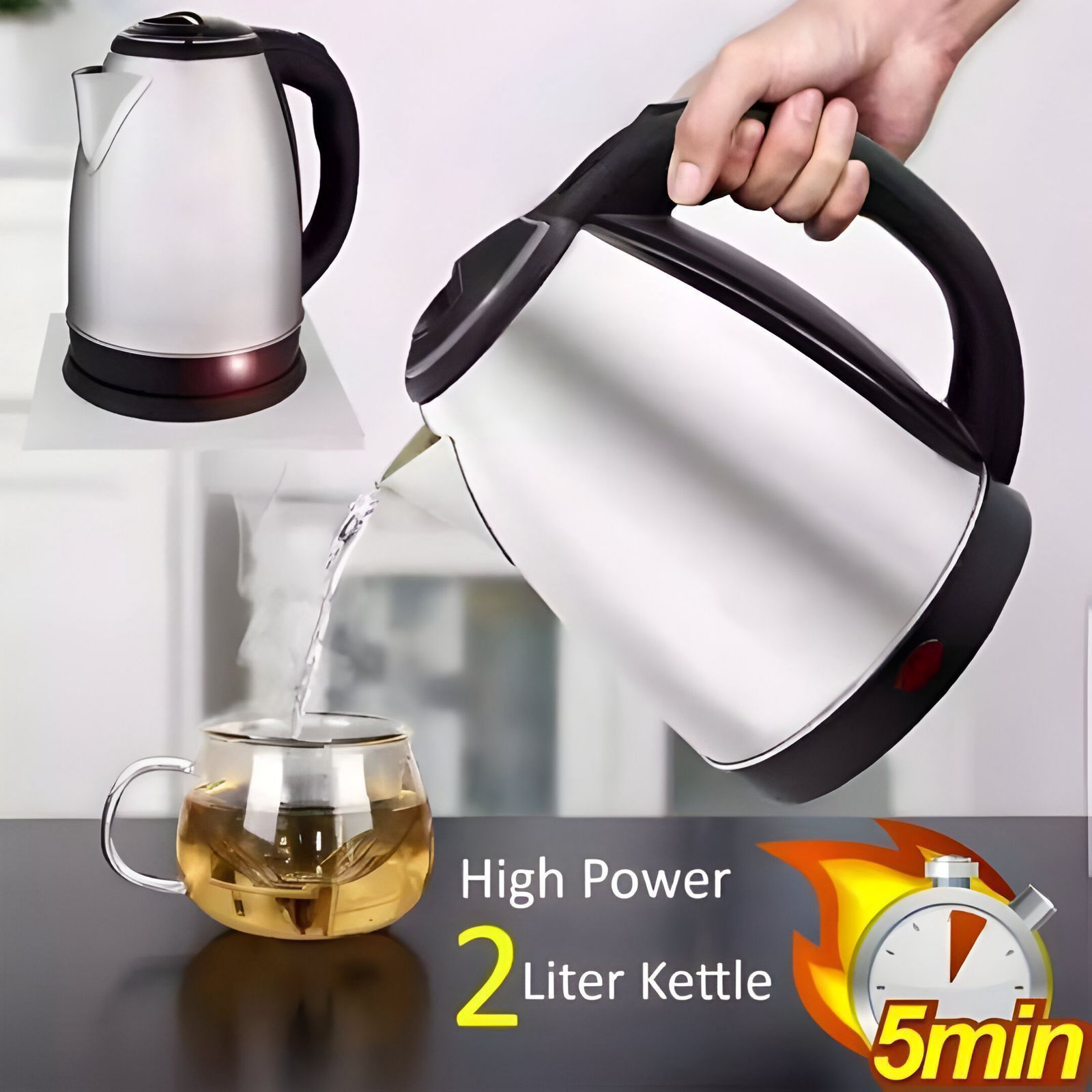 2.0 Liter Automatic Electric Stainless Steel Kettle