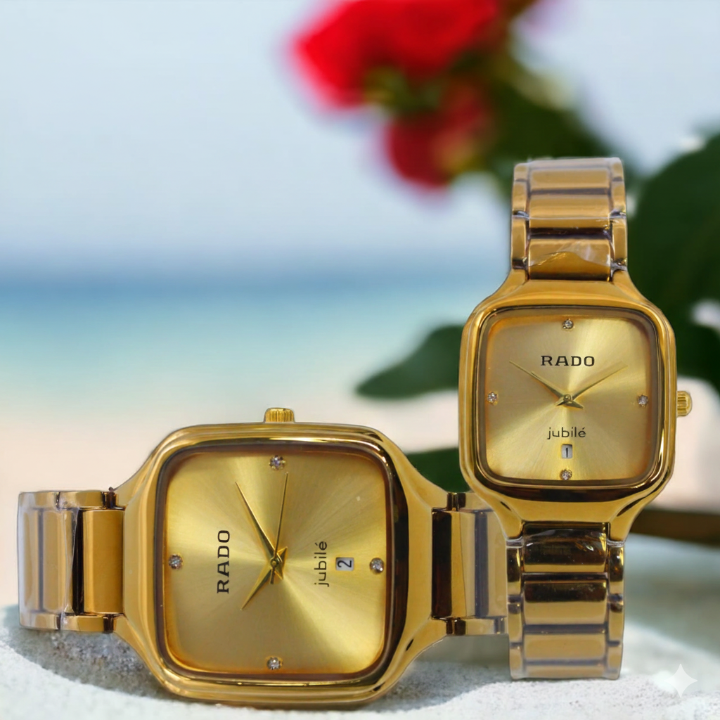 Rado-Style Elegance Watch Pair