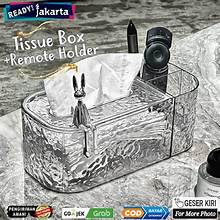 Glacier Luxury Tissue Box With Rabbit Logo