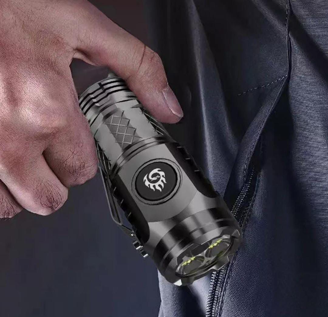 Mini Pocket Heavy Rechargeable Keychain Light