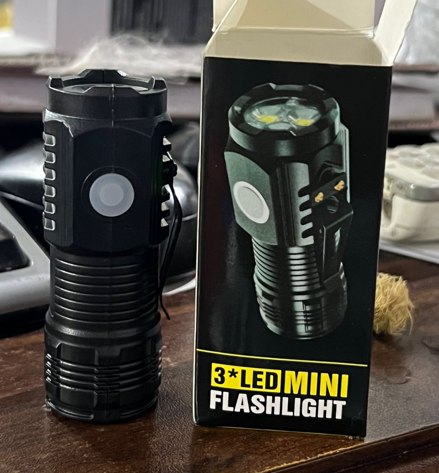Mini Pocket Heavy Rechargeable Keychain Light