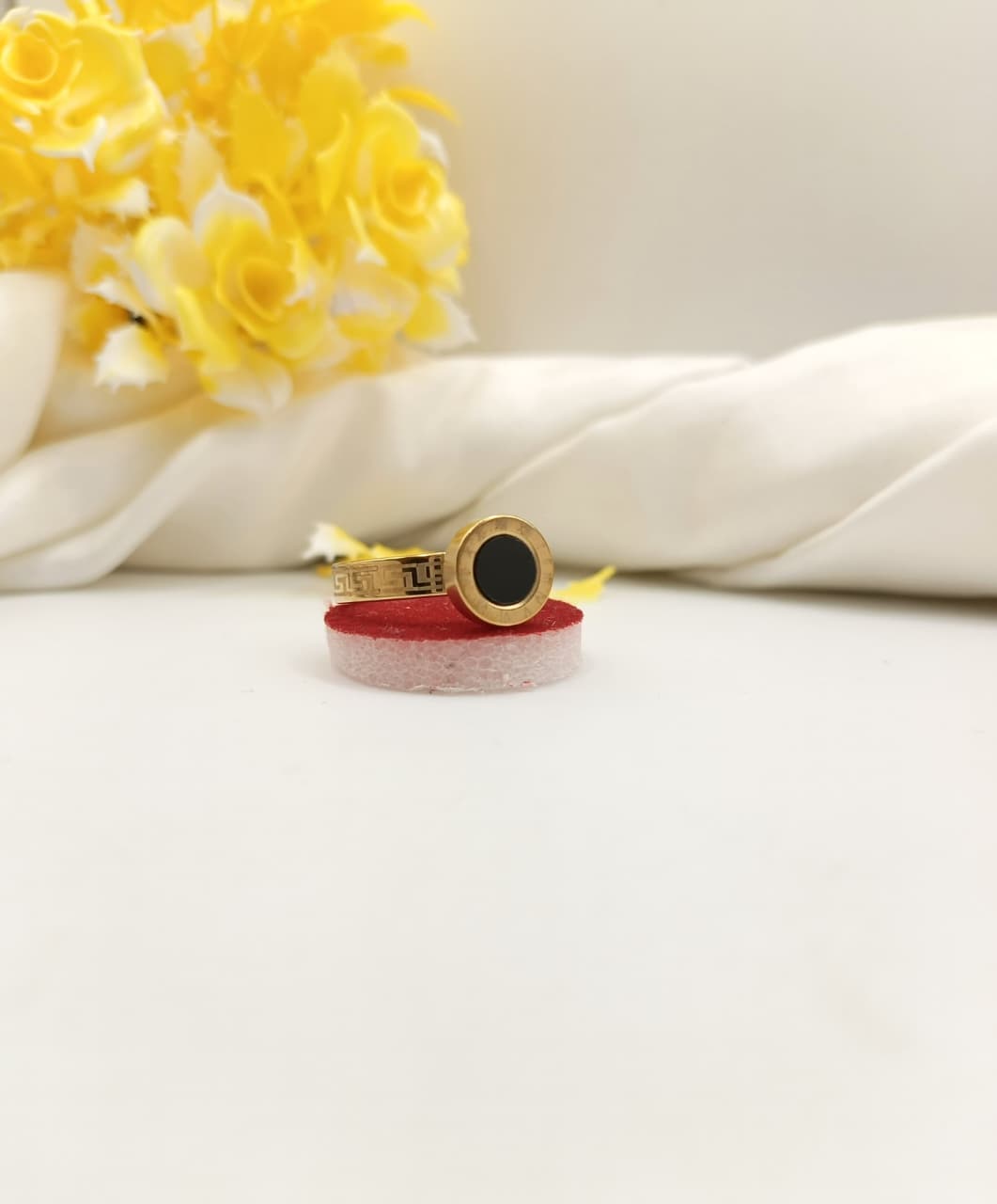 Fancy High Quality Stainless Steel ROMAN NUMERAL Printed Ring