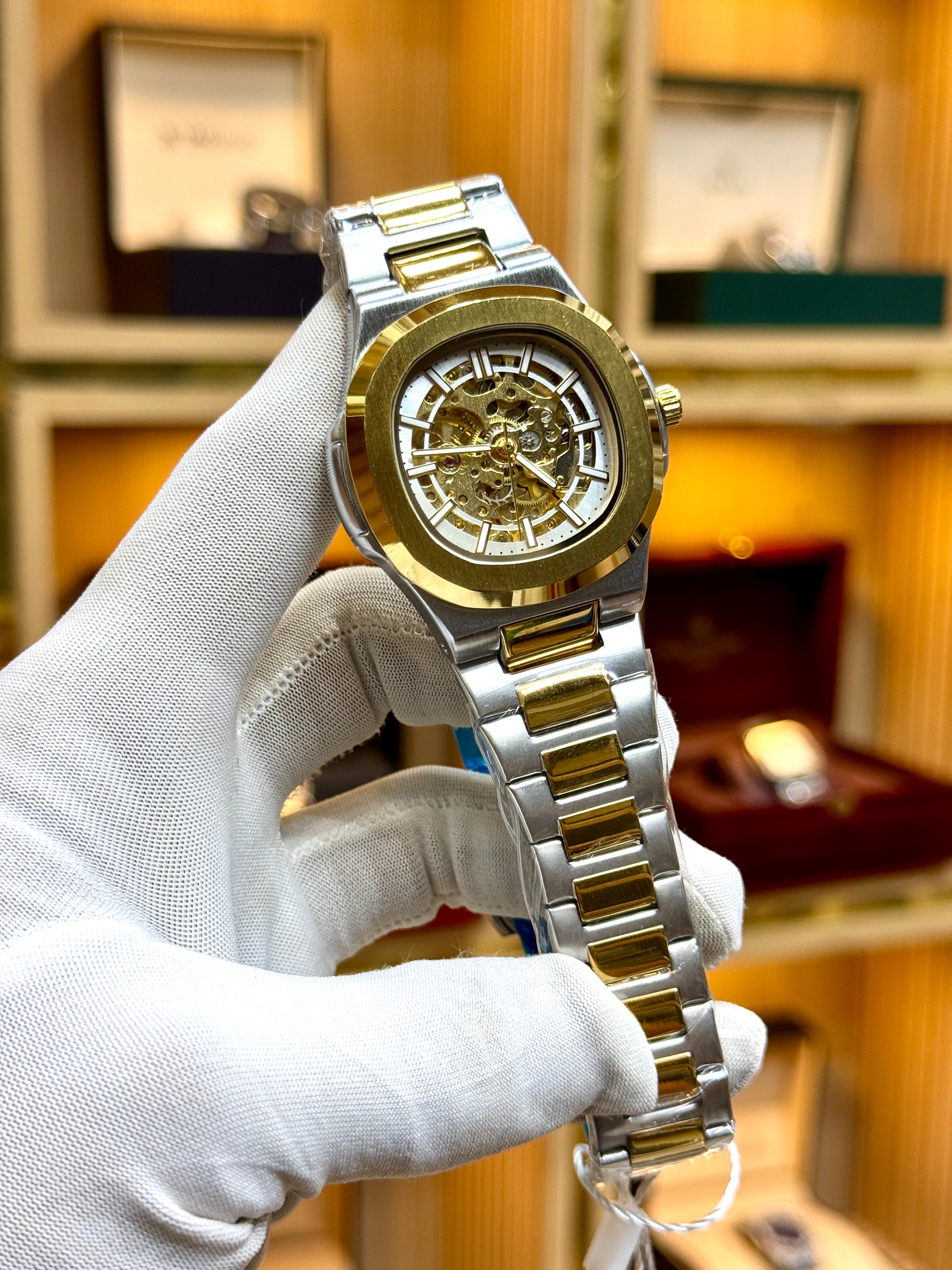 Luxury Automatic Skeleton Mechanical Watch