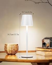 Luxury Metal Rechargeable Tap Lamp